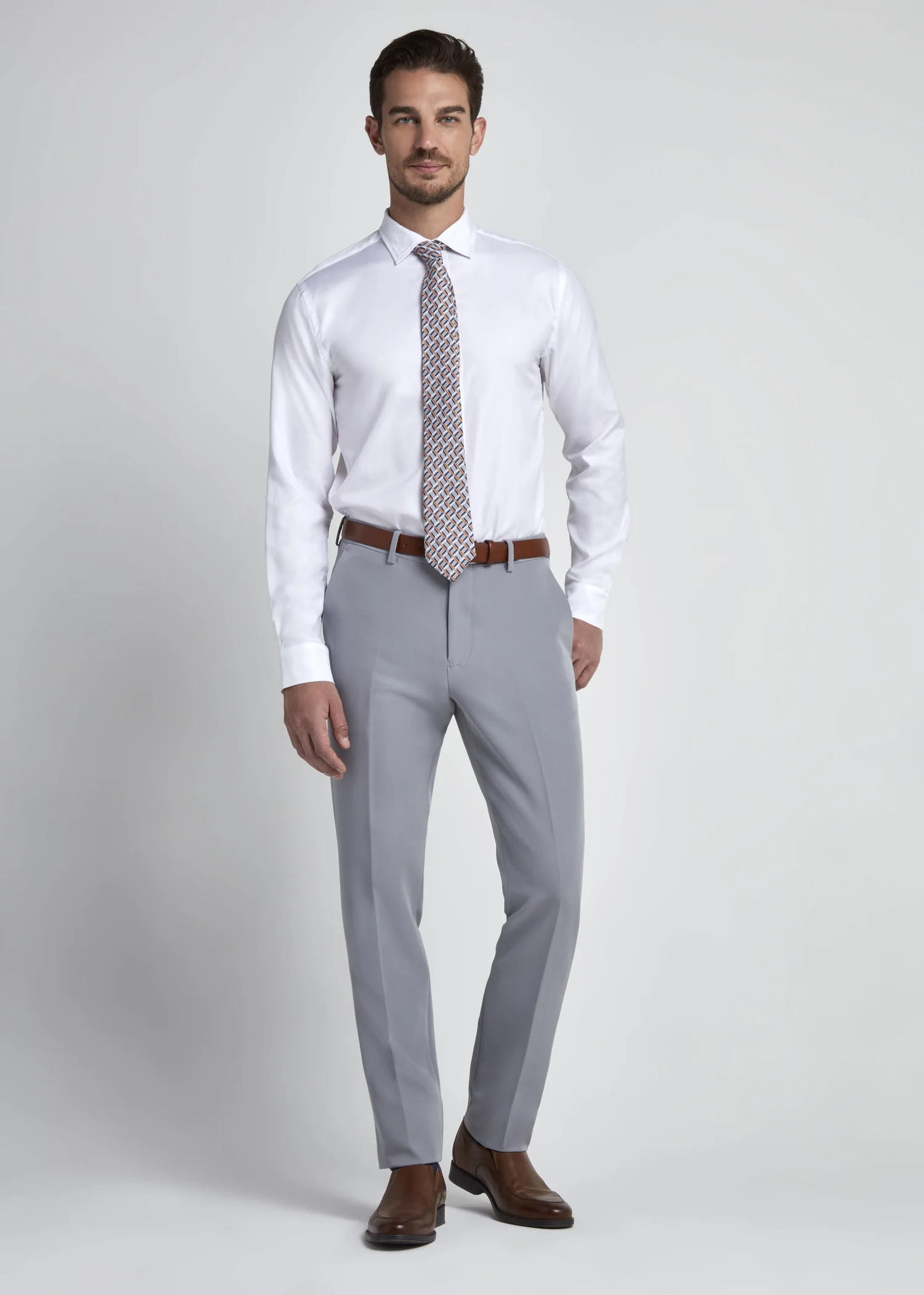 Grey tailored suiting developed by UNITEN